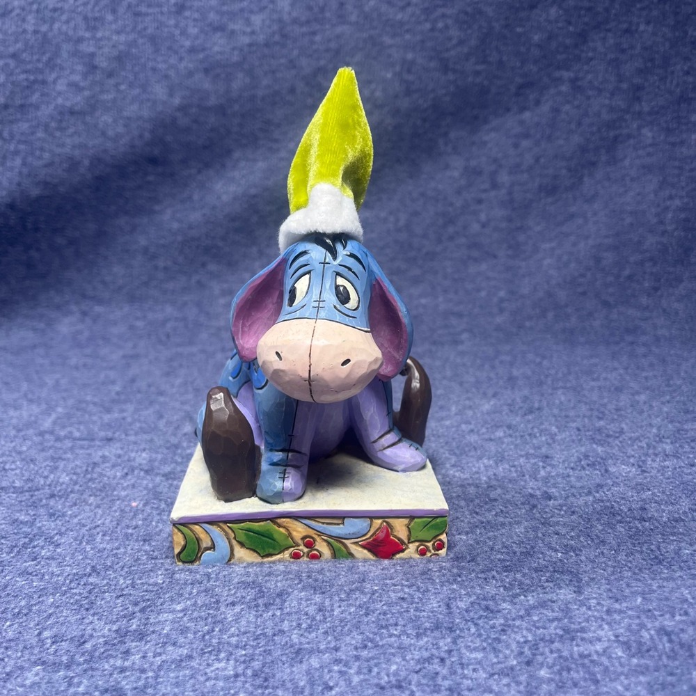 Jim Shore Disney Traditions Eeyore Santa's Little Helper Figurine 4016567